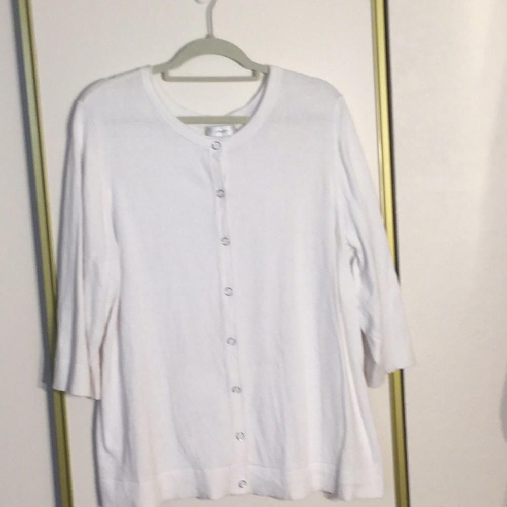 Ivory colored cardigan